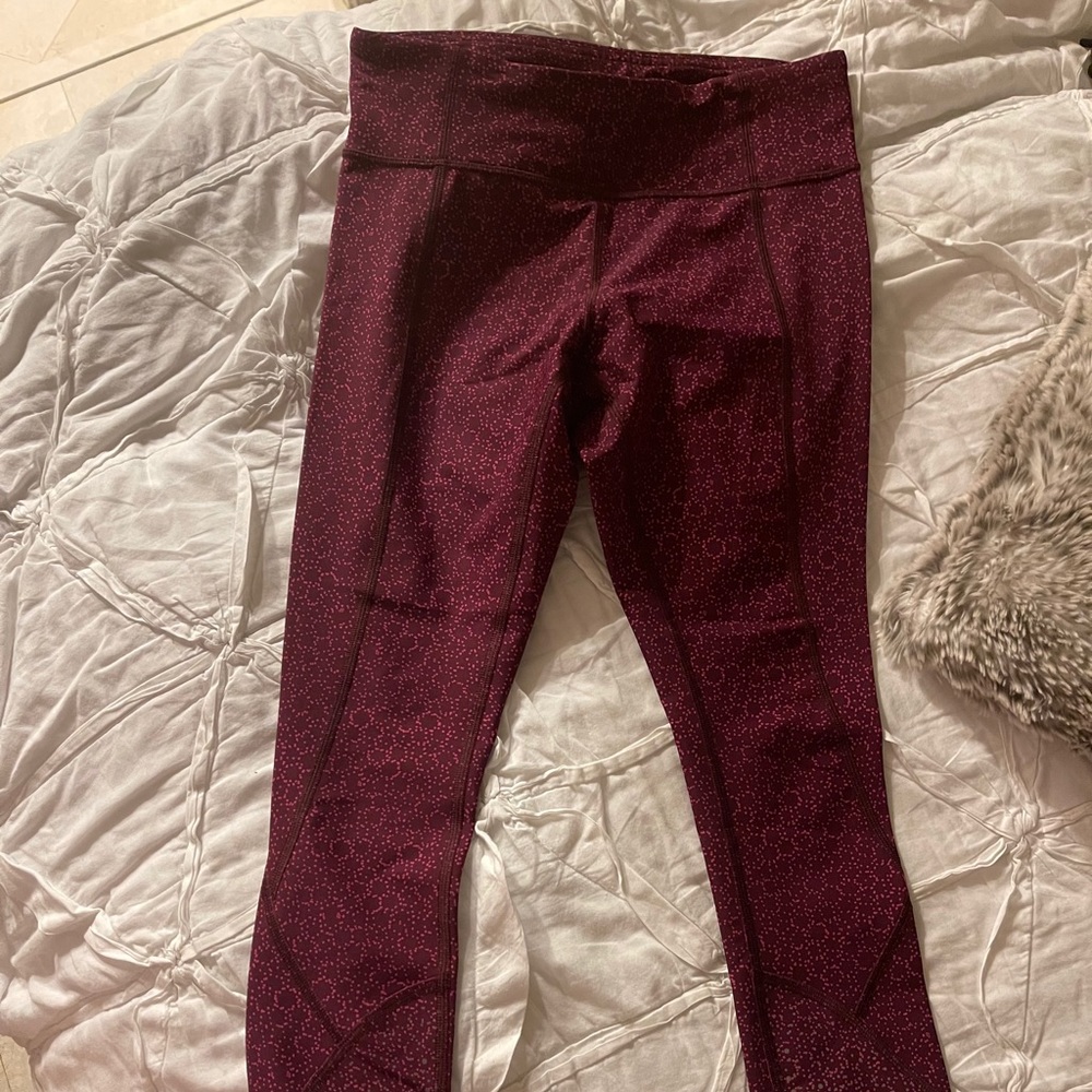Pink Dotted Lululemon leggings